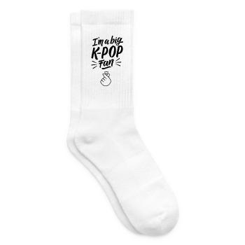Amour des fans de KPOP - Chaussettes de tennis - blanc - Droite