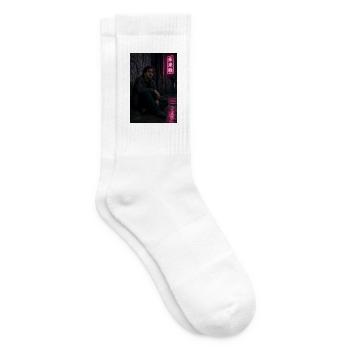 Unzensierter Blick vom Leipziger Asphalt - Tennissocken - Weiß - Rechts