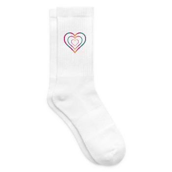 MERCI. MAÎTRESSE. MAÎTRE. COEUR. MERCI MAÎTRESSE. - Chaussettes de tennis - blanc - Droite