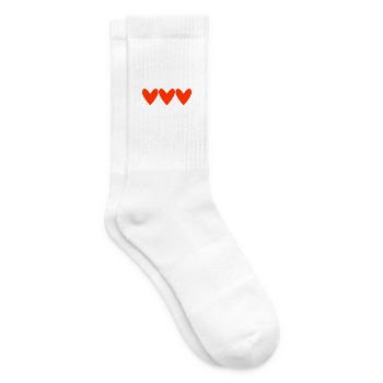 PAAR. ICH HABE GERADE GEHEIRATET. Junggesellinnenabschied. VALENTINSTAG. LIEBE. - Tennissocken - Weiß - Rechts