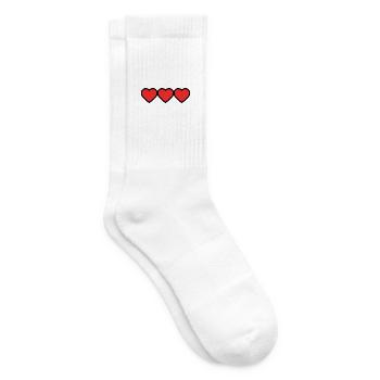 VALENTINE'S DAY. Bachelorette party. I LOVE YOU. I LOVE YOU. LOVE - Tennis socks - white - Right