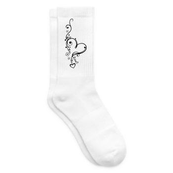 Valentinstag. Liebe, love - Tennis socks - white - Right
