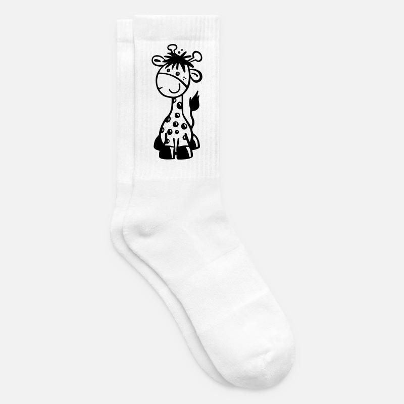Kleine Giraffe - Tennissocken - Weiß
