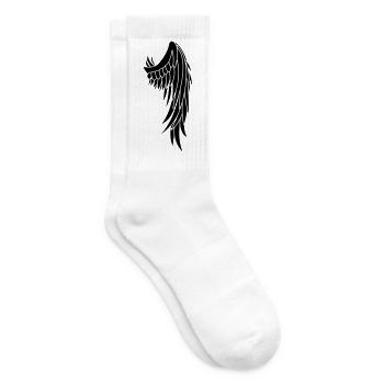 Angel wing - Tennis socks - white - Right