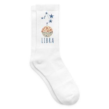 Das Sternbild Waage - Tennissocken - Weiß - Rechts