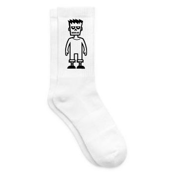 Zombie - Tennis socks - white - Right