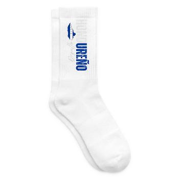 Honduran pride, vertical design - Tennis socks - white - Right