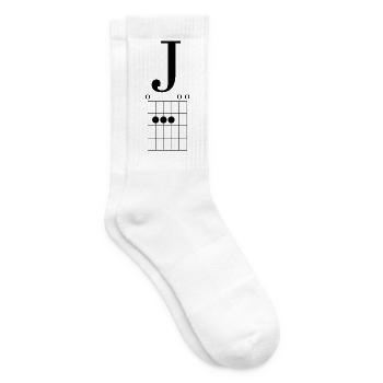 JESUS Chords, Chœur de musiciens chrétiens, Mission chrétienne - Chaussettes de tennis - blanc - Droite