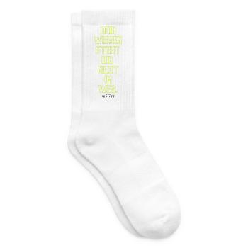 Dein Wissen Steht Dir Nicht Im Weg - Tennissocken - Weiß - Rechts