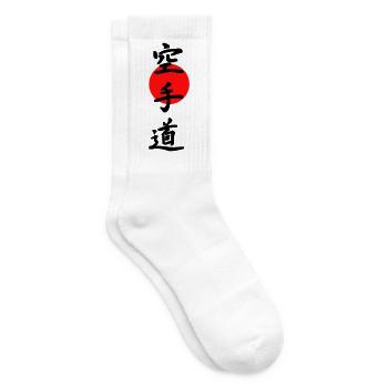 Karate - Tennissocken - Weiß - Rechts