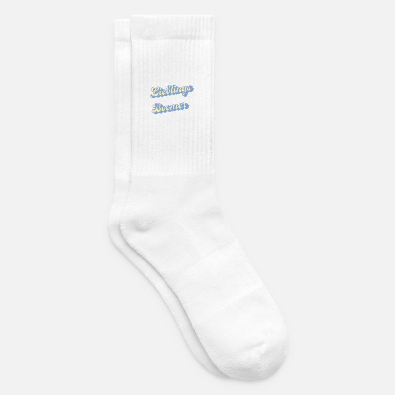 Lieblings Boomer Retro Script - Tennissocken - Weiß