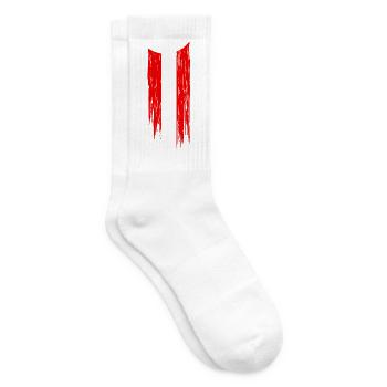 Austria Austria Flag Flag - Tennis socks - white - Right