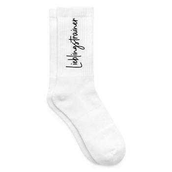 Lieblingstrainer - Tennissocken - Weiß - Rechts