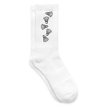 Badminton Federball - Tennissocken - Weiß - Rechts