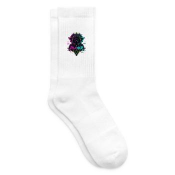 Player Neon Gamer Mask – No Limits - Tennissocken - Weiß - Rechts