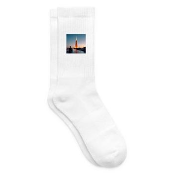 Urban glow on the river - Tennis socks - white - Right
