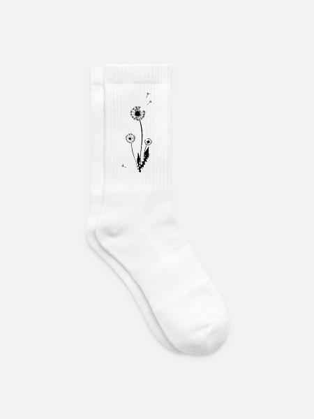 Pusteblume - Tennissocken - Weiß