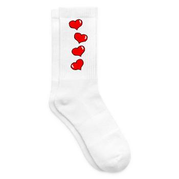 Chérie - Chaussettes de tennis - blanc - Droite