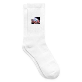Miami Beach - Tennissocken - Weiß - Rechts