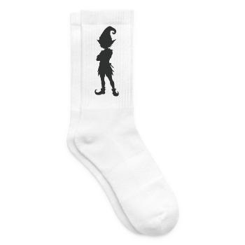 elfe_silhouette- - Tennissocken - Weiß - Rechts
