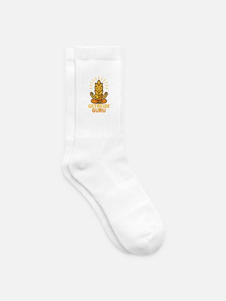 Grain Guru – Meditative Wheat Style - Tennis socks - white