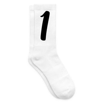 1 - Tennissocken - Weiß - Rechts