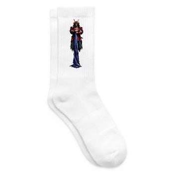Guerrier de la Nuit au Casque de Corne - Chaussettes de tennis - blanc - Droite