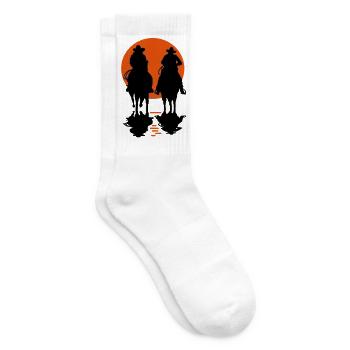 cowboy_2 - Chaussettes de tennis - blanc - Droite