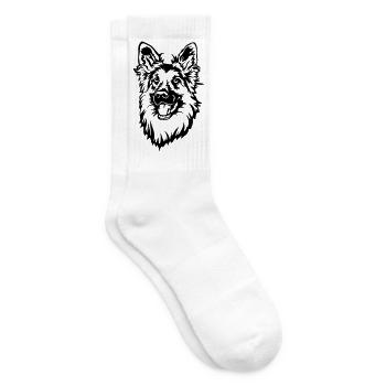 Berger allemand - Chaussettes de tennis - blanc - Droite