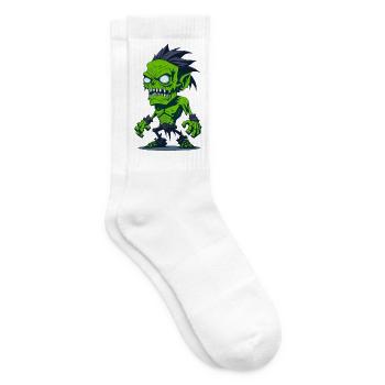 Zombie - Chaussettes de tennis - blanc - Droite