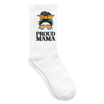 LGBT Pride Month - Stolze Mama - Tennissocken - Weiß - Rechts
