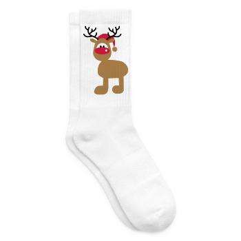 Noël - Chaussettes de tennis - blanc - Droite