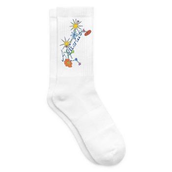 Verseau – Illustration créative du zodiaque - Chaussettes de tennis - blanc - Droite