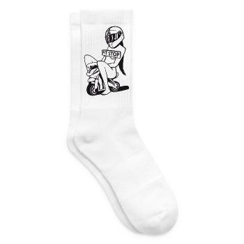Pit Stop Racer Mädchen - Tennissocken - Weiß - Rechts