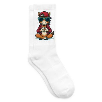 Aimer les vibrations de Colt - Chaussettes de tennis - blanc - Droite