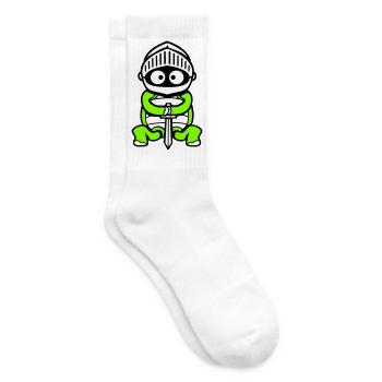 Turtle Knight Épée Fighter Armure Casque - Chaussettes de tennis - blanc - Droite