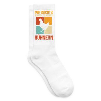 poulets poulets éleveurs de poulets éleveurs poulets d’élevage - Chaussettes de tennis - blanc - Droite