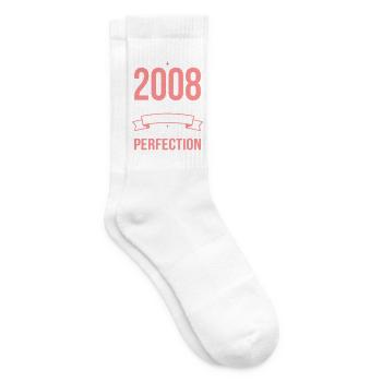 2008 – Aged to perfection - Tennis socks - white - Right