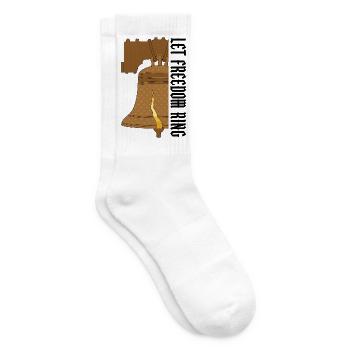 Let Freedom Ring Liberty Bell - Tennissocken - Weiß - Rechts