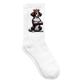 Münsterländer Münsterländerbesitzer Münsterhund - Tennissocken - Weiß - Rechts