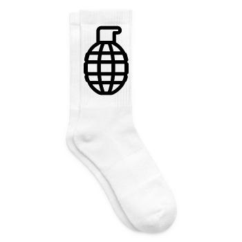 grenade - Chaussettes de tennis - blanc - Droite