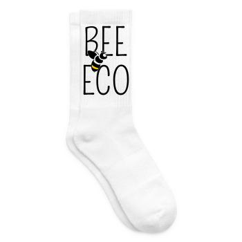 Bee Committed to Organic Transition - Tennis socks - white - Right