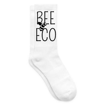 Bee Bee Eco Minimalist Low Tech - Tennis socks - white - Right