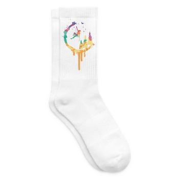 Farbenkreis der Bergsteiger - Tennissocken - Weiß - Rechts