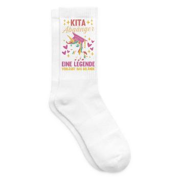 Kita Erste Klasse Einhorn Schüler Kindergarten - Tennissocken - Weiß - Rechts