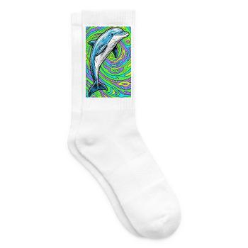 dauphin - Chaussettes de tennis - blanc - Droite