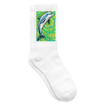 dauphin - Chaussettes de tennis - blanc - Droite