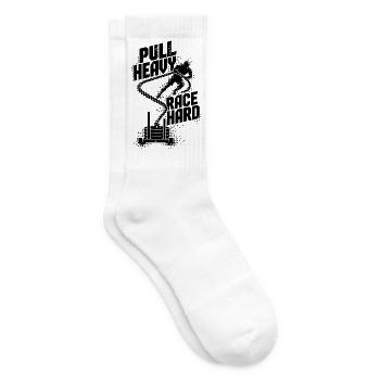 Sled Pull Fitness Race - Tennissocken - Weiß - Rechts
