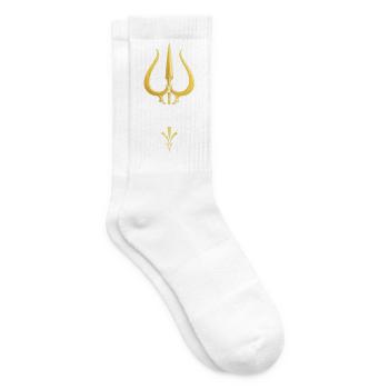 Kyiv Golden Trident Emblem - Tennis socks - white - Right