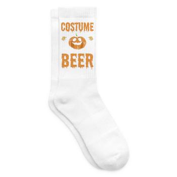 This Is My Halloween Costume Now Give Me A Beer - Tennissocken - Weiß - Rechts